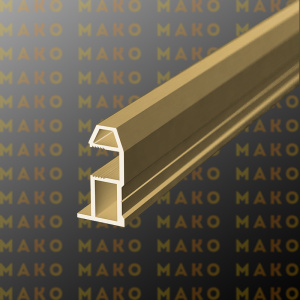 Профиль вертикальный MS161 Золото браш (A39)